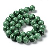 Natural Malachite Beads Strands G-F571-27AB1-6mm-7