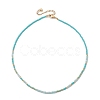 Bohemian Style Natural Amazonite Beaded Necklaces NJEW-JN04658-02-1