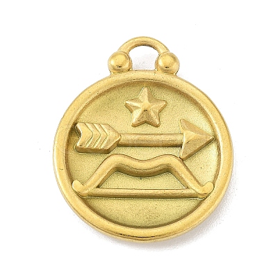 Real 18K Gold Plated Tone 304 Stainless Steel Pendants STAS-K291-01G-09-1