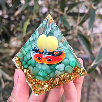 Orgonite Pyramid Resin Energy Generators PW-WG2FD2D-02-1