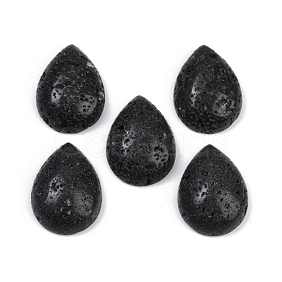 Natural Lava Rock Cabochons G-H094-01A-14-1