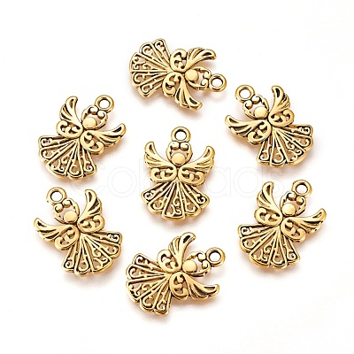 Tibetan Style Alloy Pendants TIBEP-A22571-AG-FF-1