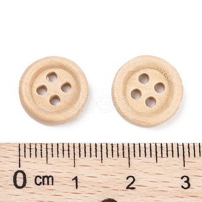 Natural Round 4 Hole Buttons X-NNA0VFH-1