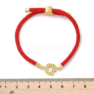 Adjustable Nylon Cord Bracelets X-BJEW-C096-01G-04-1