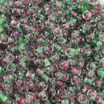 Transparent Inside Colours Glass Seed Beads X1-SEED-A032-04U-1