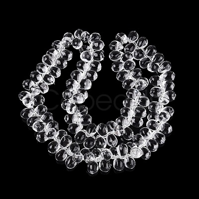 Transparent Glass Beads Strands GL-N005-02A-A01-1