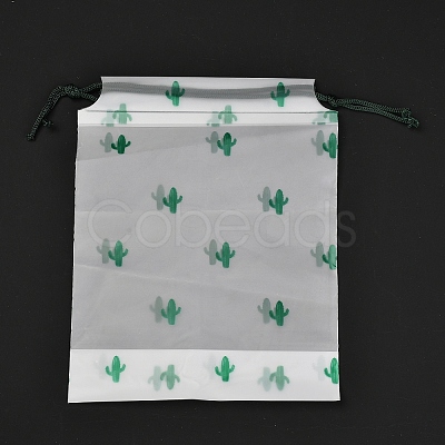 Plastic Frosted Drawstring Bags LS-ABAG-M003-01A-07-1