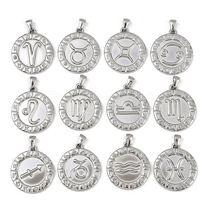 304 Stainless Steel Pendants STAS-C131-04P-1