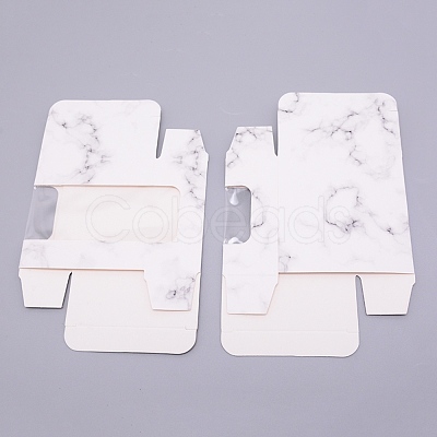 Kraft Paper Cardboard Jewelry Boxes CON-WH0039-18B-1