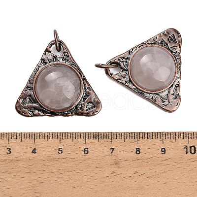 Natural Rose Quartz Pendants GG-CBACC2B-04R-04-1