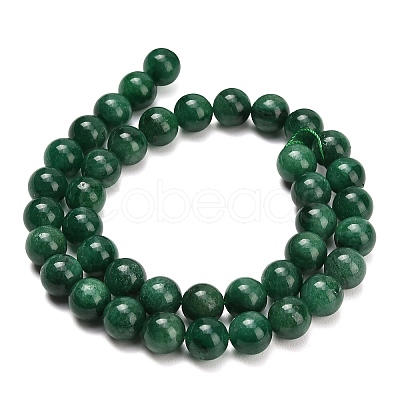 Natural Fuchsite Beads Strands G-L661-B01-10mm-B-1