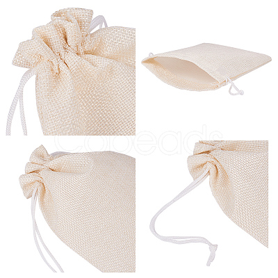Burlap Packing Pouches Drawstring Bags ABAG-BC0001-07A-18x13-1