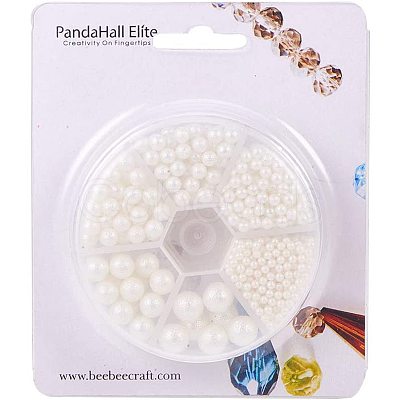 Imitation Pearl Acrylic Beads ACRP-PH0001-01-1