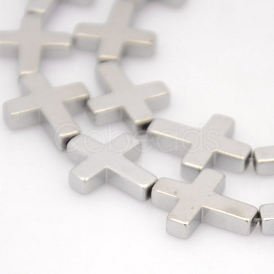 Electroplate Non-magnetic Synthetic Hematite Beads Strands G-J253-03-1