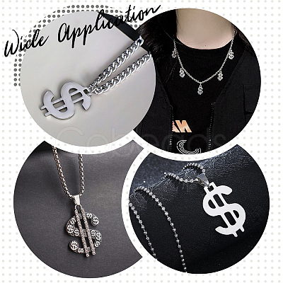 300Pcs 304 Stainless Steel Pendants STAS-UN0022-78-1