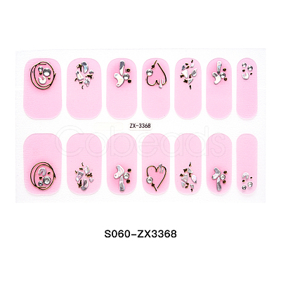 Full Cover Nombre Nail Stickers MRMJ-S060-ZX3368-1