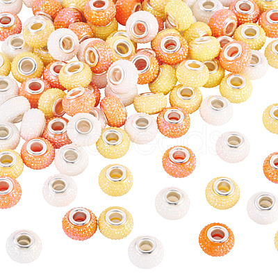 100Pcs Large Hole Resin European Beads OPDL-TA0001-06A-1