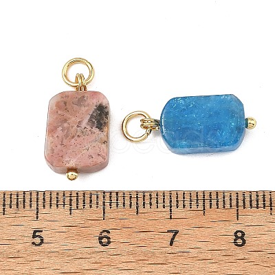Natural Mixed Gemstone Pendants PALLOY-JF06064-1
