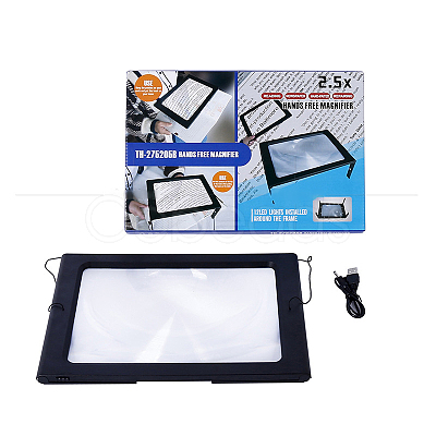 Desktop Foldable Magnifier AJEW-L073-16-1