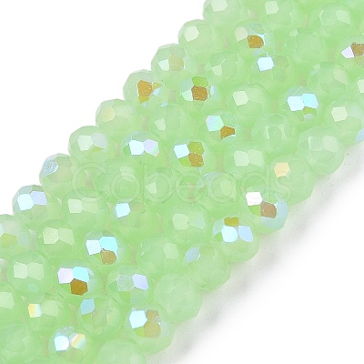 Electroplate Glass Beads Strands EGLA-A044-J4mm-L08-1