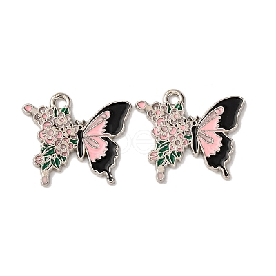 Alloy Enamel Pendants FIND-H051-01B-P-1