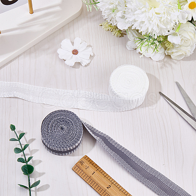 2Pcs 2 Colors Polyester Ribbon OCOR-CN0001-05-1