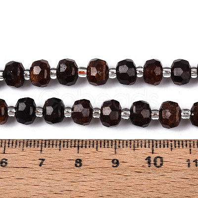 Natural Orange Garnet Beads Strands G-N327-08A-04-1
