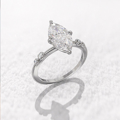 Brass Pave Cubic Zirconia Finger Rings FS-WG1A7FF-02-1