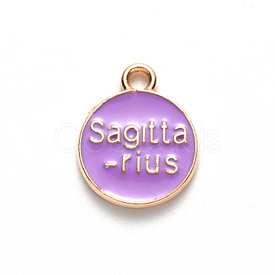 Alloy Enamel Pendants ENAM-S124-01A-01F-1