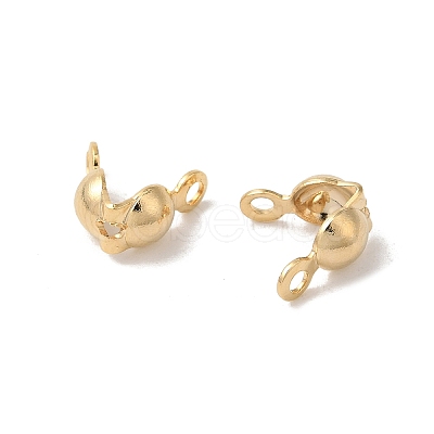 Brass Bead Tips KK-K383-34G-1
