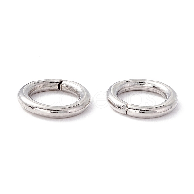 Non-Tarnish 304 Stainless Steel Open Jump Rings X-STAS-C040-01A-P-1