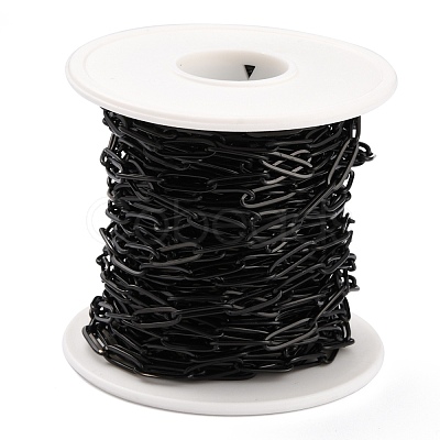 304 Stainless Steel Paperclip Chains CHS-O010-03EB-1