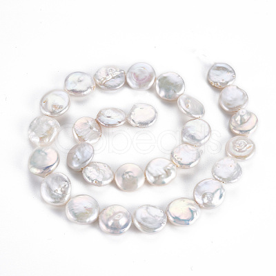 Natural Keshi Pearl Beads Strands PEAR-S018-03D-1