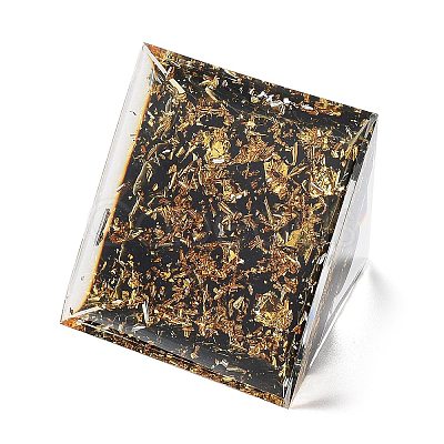 Orgonite Pyramid Resin Energy Generators DJEW-D013-02B-1