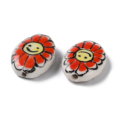 Handmade Porcelain Beads PORC-G011-04F-1
