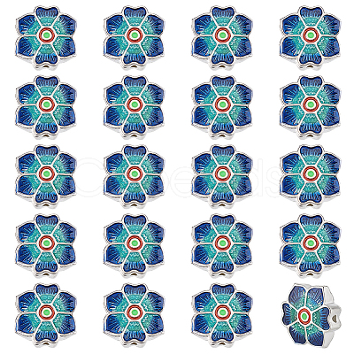 20Pcs Alloy Enamel Beads ENAM-PH0002-92-1