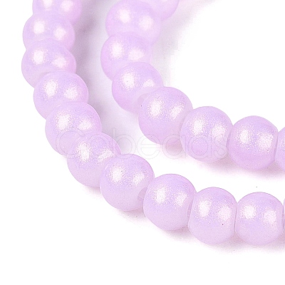 Baking Paint Glass Pearl Beads Strands LS-DGLA-ZX001-05B-09-1