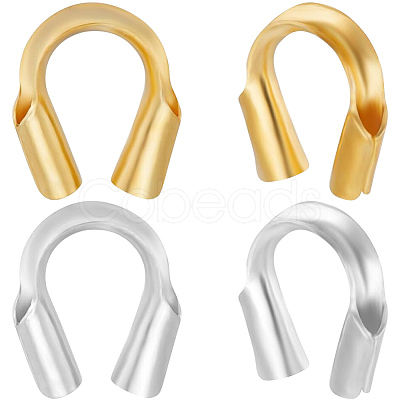 100Pcs 2 Colors Wire Guardian and Protectors KK-BBC0013-11-1