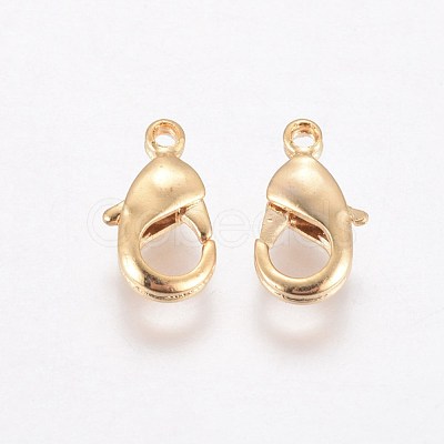 Brass Lobster Claw Clasps X-KK-WH0030-01G-1