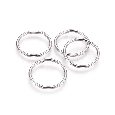 Tarnish Resistant 304 Stainless Steel Saw Cut Open Jump Rings STAS-P212-25P-01-1