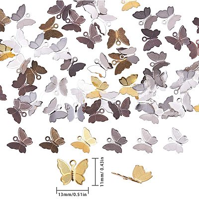 Brass Charms KK-NB0002-11-1