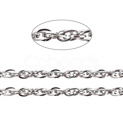 Tarnish Resistant 304 Stainless Steel Rope Chains CHS-L024-016A-1