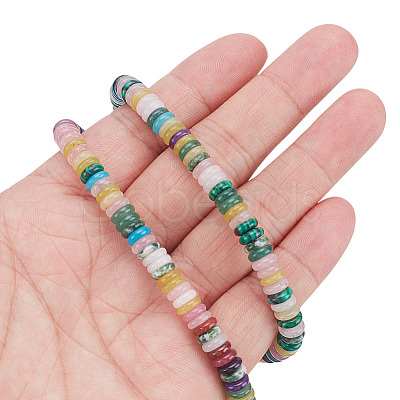 1 Strand Mixed Stone Beads Strands G-ME0001-25-1