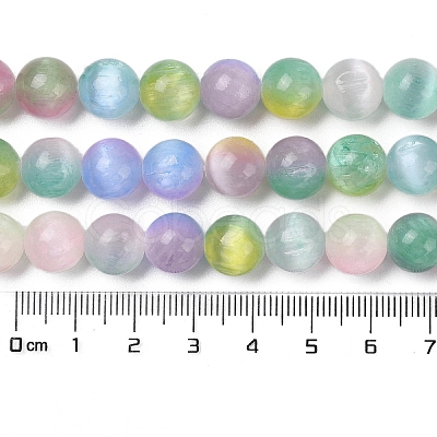 Natural Selenite Beads Strands G-Q162-A01-01C-01-1
