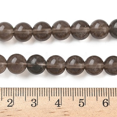Natural Ice Obsidian Beads Strands G-P590-A01-8mm-01-1