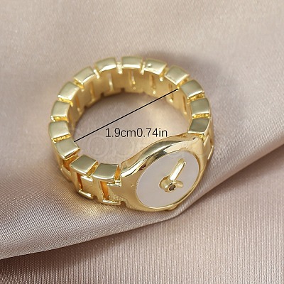 Alloy Watch Finger Rings WG9269C-01-1