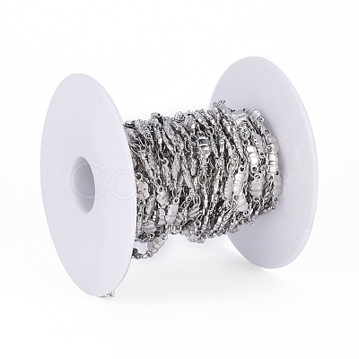 Tarnish Resistant 304 Stainless Steel Link Chains CHS-G014-16P-1
