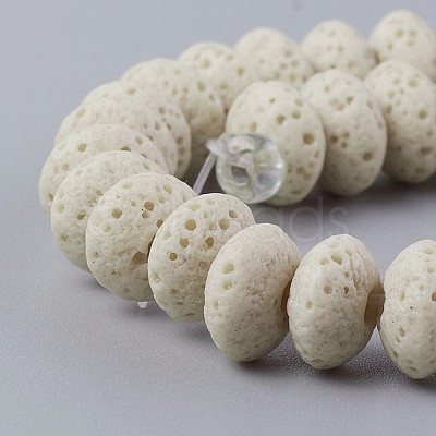 Natural Lava Rock Beads Strands G-F671-01A-02-1