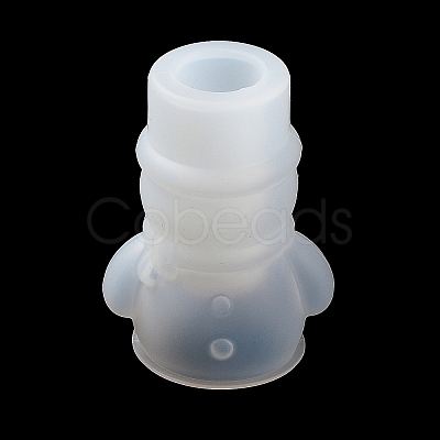 3D Christmas DIY Candle Holder Silicone Statue Molds DIY-F144-04C-1
