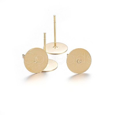 304 Stainless Steel Stud Earring Findings STAS-P210-45G-02-1